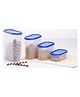 Varmora Magnum Oval Container Full Set Blue, 4 pieces , Blue