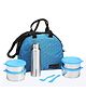 Varmora Homeware SS Family Lunch Box Set With Insulated Bag - Blue