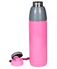 Varmora Homeware Veto 1 Litre SS Insulated Water Bottle 100% Virgin Plastic Hot & Cold Compatible - Pink
