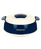 VARMORA Homeware Roma Insulated Hot Pot Casserole - 1100ml - Blue
