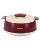 VARMORA Homeware Roma Insulated Hot Pot Casserole - 1100ml - Maroon