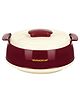 VARMORA Homeware Roma Insulated Hot Pot Casserole - 2200ml - Maroon