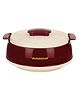VARMORA Homeware Roma Insulated Hot Pot Casserole - 2700ml - Maroon