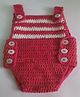 Knits & Knots Sleeveless Self Designed Handmade Onesie - Pink