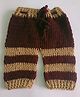 Knits & Knots Handmade Colour Blocked Pajama - Brown & Beige
