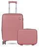 POLO CLASS TROLLEY BAG 24 INCH with vanity Trolley Bag Made from Premium Polypropylene with 360-Degree Rotating Wheels, Number Lock & Securitec Zipper -Pink