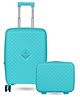 POLO CLASS TROLLEY BAG 24 INCH with vanity Trolley Bag Made from Premium Polypropylene with 360-Degree Rotating Wheels, Number Lock & Securitec Zipper -Sea Green