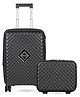 POLO CLASS TROLLEY BAG 24 INCH with vanity Trolley Bag Made from Premium Polypropylene with 360-Degree Rotating Wheels, Number Lock & Securitec Zipper -Black