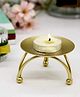 Ikkasa Minimalist Gold Tealight Holder - Set of 4
