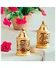Ikkasa Decorative metal Lantern Candle Holders - Set of 2