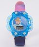 Babyhug Disney Digital Watch with Cinderella Print - Light Blue