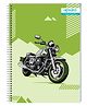 Apsara Single Line Spiral Notebook Blue - 252 Pages (Print may vary)