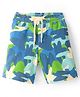 Pine Kids Above Knee Length Shorts With Camouflage Print - Blue