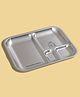 Basil Stainless Steel 4 Compartments Bento Plate for Kids - Dino