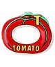 Toysire Tomato Teether Food Grade Silicone Water Filled Freezable Soothing Gums Orange Cute Design Good Grip Age 4+ Months