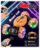 Toysire Remote Control Car RC Stunt Car for Kids 4WD Dual Sided Twisted Stunt Car with 360 Spinning LED Lights and Music Off-Road Vehicle Toy Cars for Boys and Girls Orange