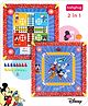 Babyhug Disney 2 in 1  Mickey Theme Carrom Board and Ludo|Multi Game - Family fun|20x20 inch|Carrom,Ludo|Compact for All Ages - Multicolor