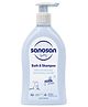 Sanosan Hydrolysed Milk Protein Formula Daily Head To Toe Milky Wash No Tear Formula For Newborn Baby 2 In 1 Shampoo & Body Wash- 500 ml