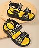 Kidsville DC Comics Featuring Batman Printed Sandals - Yellow