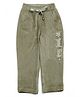 Lil Lollipop Good Focus Text Glitter Printed Pajama - Green