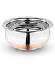 Omega Stainless Steel Copper Bottom Chetty/Handi - 14.5 cm, 700 ml (9