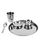 Omega Stainless Steel Dinner/Buffet/Thali Set - 5 Pcs