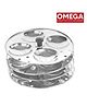 Omega Stainless Steel Idli Maker/Stand with 4 Plates - 16 Idli Slots | Silver