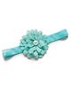 Bhoomi Collection Floral Designed & Pearl Embellished Headband - Mint Green