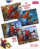 Babyhug Disney 96 pcs 4 in 1 Spiderman Jigsaw Puzzle |Montessori Learning and Educational Puzzle for 2-4 Years Kids| Pre-School and Early Learning Gifting Toy| BIS Certified