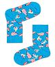 HAPPY SOCKS Organic Cotton Blend Banana Designed Socks - Blue