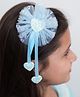 Ribbon candy Heart Designed Shimmered Hair Band - Blue