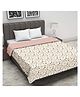 Trance Home Linen 100% Cotton Reversible Dohar Double Bed - Summer Dreams Peach