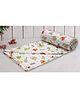 Trance Home Linen 100% Cotton Reversible Dohar Single Bed - Alphabet with Dolls