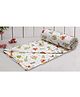 Trance Home Linen 100% Cotton Reversible Dohar Single Bed - Alphabets with Dolls
