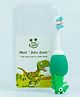 StarKiddo Dino Dent Silicone Baby Toothbrush | BPA-Free |Soft Bristles| (1 years- 3 years) (Green)