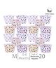 Chirsh Baby Cotton Cloth Nappies With String New Born Washable Reusable Cloth Diapers/Nappies Pack Of 20 (0-6 Months) Medium - Multicolor