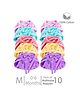 Chirsh Cloth Diapers/Nappies Baby Classic Cloth Nappies With String Pack of 10 (0-6 Months) Medium - Multicolor