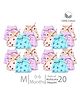 Chirsh Organic Cotton Cloth Nappies With String Baby Cloth Diapers/ Nappies Pack of 20 (0-6 Months)  Medium- Multicolor