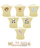 Chirsh Baby Cotton Cloth Nappies With String Cloth Diaper/Nappies Pack Of 6 (0-6 Months) Medium - Multi Color