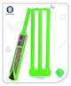 Aditi Toys Small Cricket Kit For Boys & Girls, Cricket Set With 1 Cricket Bat, 1 Plastic Ball, Bails, 3 Stumps With Stand Base, For Indoor & Outdoor Activity, Cricket Kit Set For Kids Above 5 (Green)
