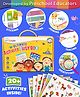 Intelliskills Busy Book | Velcro Stickers | Write & Wipe | Matching | Reusable | Interactive Activities | Ideal For Gifting | BIS Certified | Educator Recommended