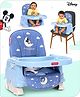 Babyhug Disney Booster Seat With Mickey & Friends Star Theme Print - Blue