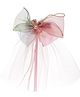Stol'n Floral & Bow Designed Hair Clip - Pink