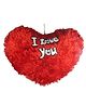 Tickles Cute I Love You Heart Shape Soft Stuffed Plush Toy Love Special Birthday Gifts Valentine's Day (Length - 35 cm Color: Red)
