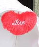 Tickles Heart Soft Stuffed Plush Toy Red - Height 32 cm