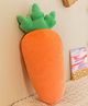 Tickles 40 cm Carrot Cylindrical Type Soft Plush Body Foot for Kids Boys & Girls Home & Room Decor ( Color Orange)