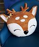Tickles Deer Face Soft Plush Toy Decoration Cream - Height 36 cm