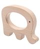NESTA TOYS - Wooden Elephant Teether | Beech Wood Teether for Babies