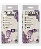 KIDTON baby Pants, Medium (M) Size Baby Diaper Pants, 6 - 12 kg, Combo Pack of 2, 34 count Per Pack, 68 count, with Bubble Bed Technology for comfort