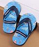Cute Walk by Babyhug Flip Flop With Back Strap - Blue